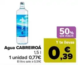 Carrefour Agua CABREIROÁ oferta