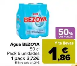 Carrefour Agua BEZOYA oferta