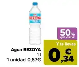 Carrefour Agua BEZOYA oferta