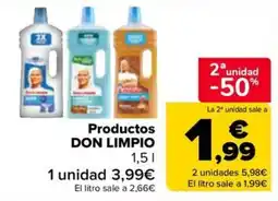 Carrefour Market Productos don limpio oferta