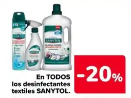 Carrefour Market Sanytol desinfectantes textiles oferta