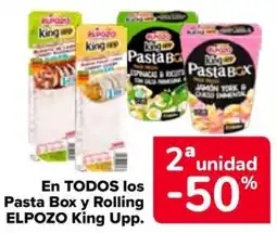 Carrefour Elpozo king upp pasta box y rolling oferta