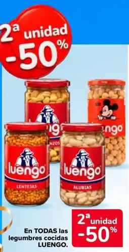 Carrefour Luengo legumbres cocidas oferta