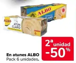 Carrefour Albo atún claro oferta