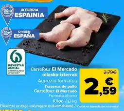 Carrefour Market Carrefour El Mercado Traseros de pollo oferta