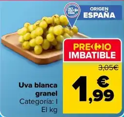 Carrefour Market Uva blanca granel oferta