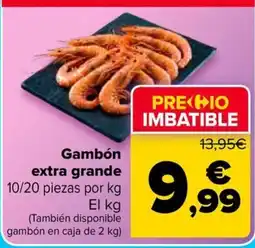 Carrefour Market Gambón extra grande oferta
