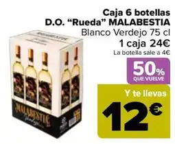 Carrefour Malabestia D.O. Rueda Blanco Verdejo oferta