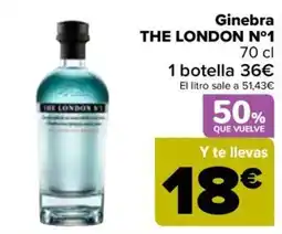 Carrefour Ginebra The London N°1 oferta