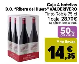 Carrefour Valderivero tinto roble oferta