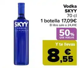 Carrefour Vodka Skyy oferta