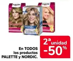 Carrefour Palette y nordic oferta
