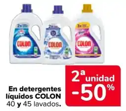 Carrefour Detergentes líquidos colon oferta