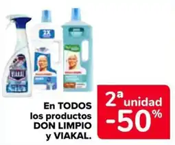 Carrefour Don Limpio y ViaKal oferta