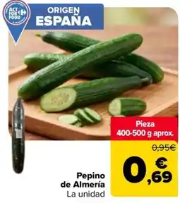Carrefour Market Pepino de Almería oferta