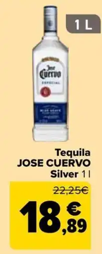 Carrefour Jose Cuervo tequila silver oferta
