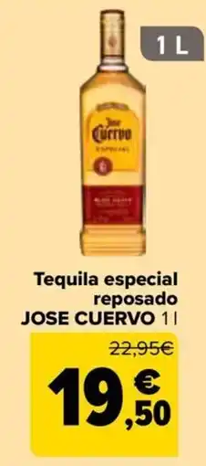 Carrefour Jose Cuervo tequila especial reposado oferta