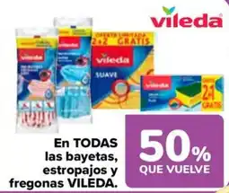 Carrefour vileda bayetas estropajos fregonas oferta