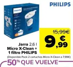 Carrefour Philips jarra micro x-clean oferta