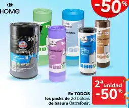 Carrefour Carrefour packs de bolsas de basura oferta