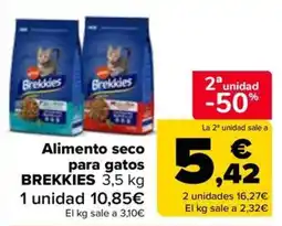 Carrefour Brekkies Alimento seco para gatos oferta