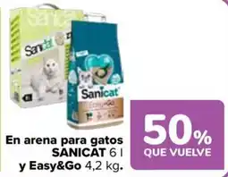 Carrefour Sanicat arena para gatos oferta