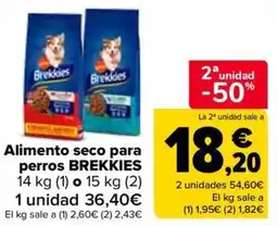 Carrefour Brekkies Alimento seco para perros oferta
