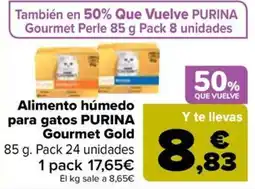 Carrefour purina gourmet gold oferta
