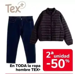 Carrefour Tex+ ropa hombre oferta