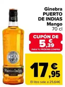 Carrefour Ginebra Puerto de Indias Mango oferta