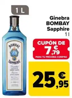 Carrefour Ginebra Bombay Sapphire oferta