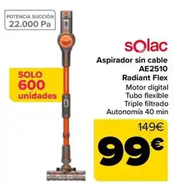 Carrefour solac aspirador sin cable ae2510 oferta