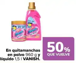 Carrefour Vanish quitamanchas oferta