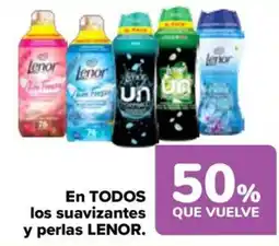 Carrefour Lenor suavizantes y perlas oferta