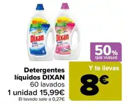 Carrefour Detergentes líquidos DIXAN oferta
