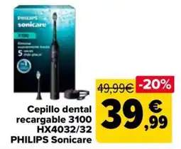 Carrefour Philips sonicare cepillo dental recargable 3100 oferta