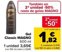 Carrefour Gel Classic MAGNO oferta