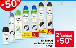 Carrefour Dove desodorantes oferta