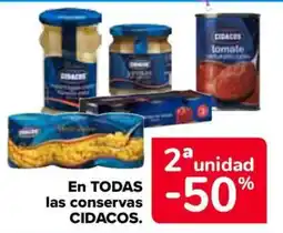 Carrefour Cidacos conservas oferta