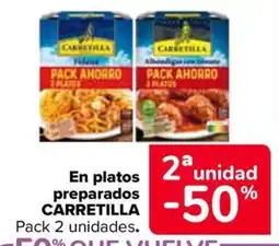Carrefour Carretilla platos preparados oferta