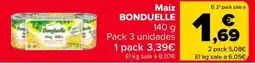 Carrefour Maíz Bonduelle oferta