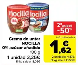 Carrefour nocilla crema de untar oferta