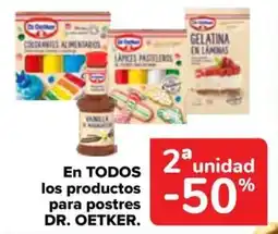 Carrefour Dr. Oetker productos para postres oferta