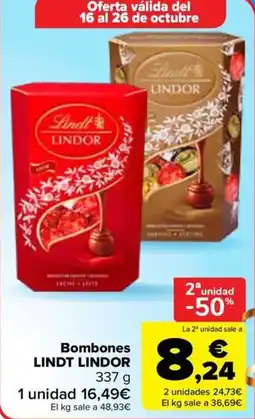 Carrefour Lindt Lindor oferta