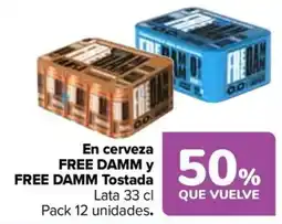 Carrefour Free Damm Free Damm Tostada oferta