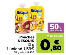 Carrefour Nesquik Pouches oferta