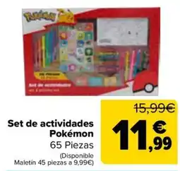 Carrefour Pokémon Set de actividades oferta