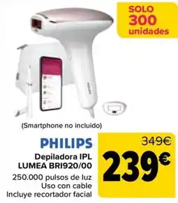 Carrefour Philips depiladora ipl lumea bri920/00 oferta