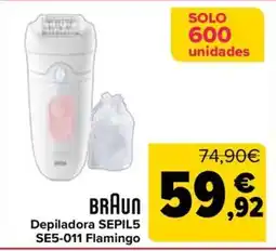 Carrefour Braun Depiladora SEPI L5 SE5-011 Flamingo oferta