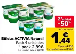 Carrefour Market Bifidus Activia Natural oferta